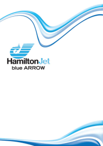 the blue ARROW brochure