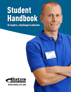Student Handbook - Bates Technical College