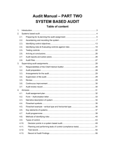 Sistem based audit