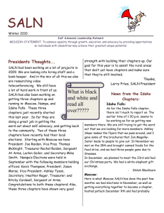 Winter 2010 ISALN Newsletter