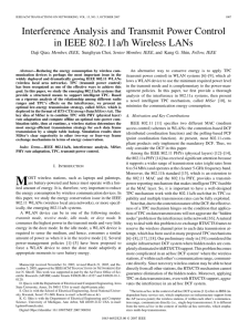 Interference Analysis and Transmit Power Control in IEEE 802.11a/h