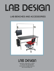 lab benches and accessories