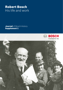 Robert Bosch His life and work