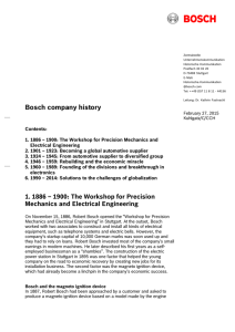 Bosch company history