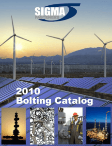 Dimensional Bolting Catalog