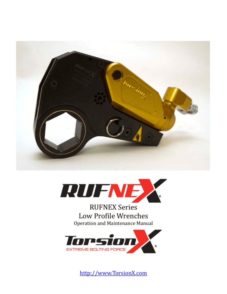 RufNex Ultra Low Clearance Hydraulic Torque Wrench