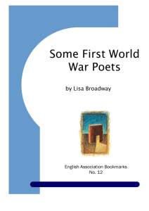 Some First World War Poets