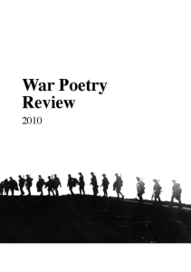 Oxford University's First World War Poetry Digital Archive