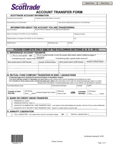 Account Transfer Form