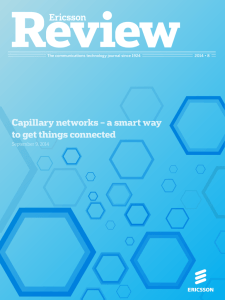 Capillary networks – a smart way to get things connected