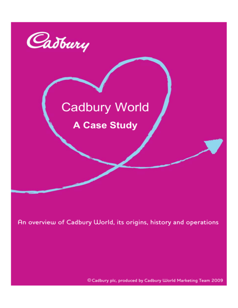 cadbury world case study with solution