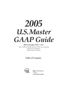 US Master GAAP Guide