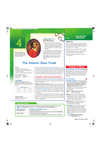 The Atlantic Slave Trade