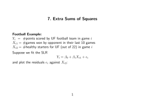 7. Extra Sums of Squares