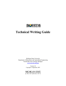 Technical Writing Guide - University of Pennsylvania