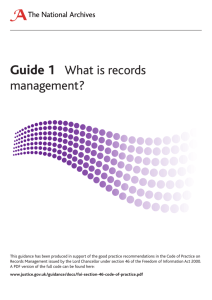 Guide 1 What is Records management? (2010)