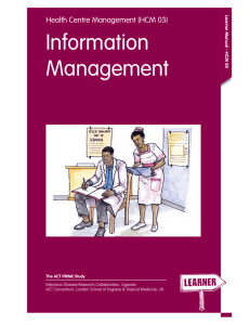 Health Information Management - Learner Manual