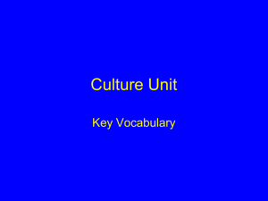 Culture Notes 1