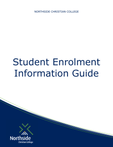 Student Enrolment Information Guide