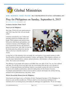 Global Ministries - Hope United Church of Christ