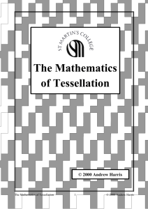 The Mathematics of Tessellation
