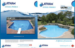 STEEL pooLS - Latham Pool Products