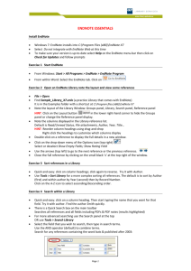 EndNote Essentions - Windows