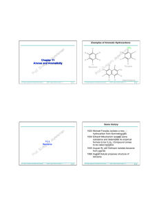 Benzene Toluene Naphthalene Examples of Aromatic