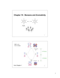 Chapter 15: Benzene and Aromaticity