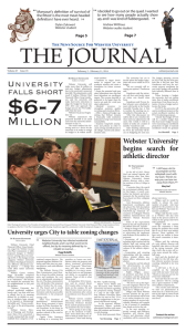 University falls short - Webster Journal Online