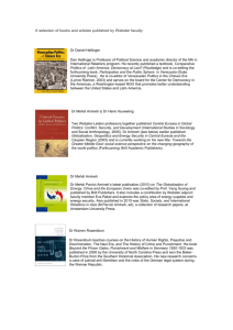 A selection of books and articles published by Webster faculty