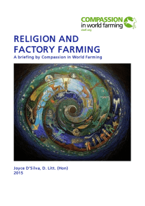 religion and factory farming - Compassion in World Farming