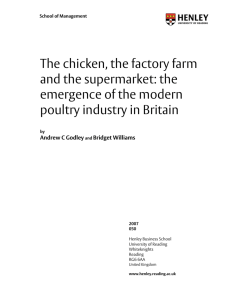The chicken, the factory farm and the supermarket