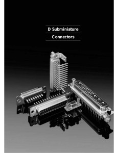 D Subminiature Connectors