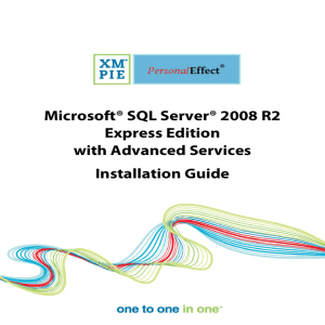 Installing SQL Server 2008 R2 Express Edition with Advanced