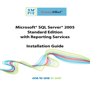 SQL Server 2005 Standard Edition with Reporting Services