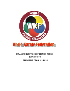Competition Rules - World Karate Federation