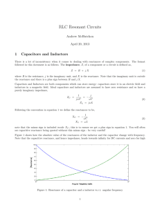 RLC Resonant Circuits