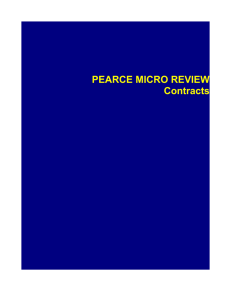 PEARCE MICRO REVIEW Contracts