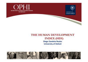 the human development index (hdi)