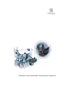 PEUGEOT e-HDi STOP/START TECHNOLOGY MEDIA KIT