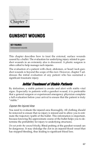 Gunshot Wounds - PracticalPlasticSurgery.org