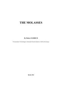 the molasses - Biotechnologie Kempe GmbH