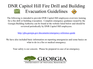 DNR Capitol Hill Emergency Preparedness Training