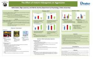 The Effect of Violent Videogames on Aggression