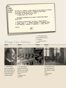 Kresge Law Library - Notre Dame Law School
