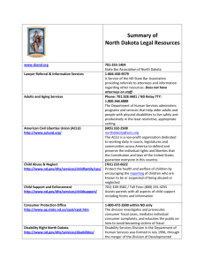 Legal Resources - State Bar Association of North Dakota