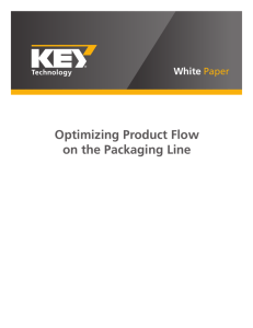 Optimizing Product Flow on the Packaging Line