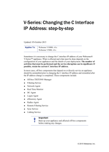 Changing the C Interface IP Address: Step-By-Step