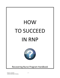 How to Succeed In RNP - Louisiana State Board of Nursing